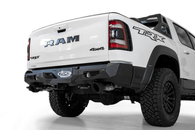 Ram 1500 TRX Bumper - Rear - Addictive Desert Designs - Bomber - Hammer Black - `21-`27
